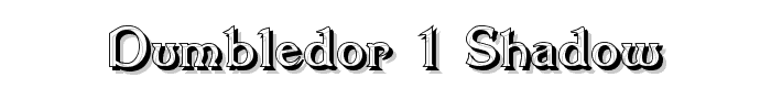 Dumbledor 1 Shadow font